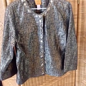 NWOT Ruby Rd cropped dressy jacket size 10